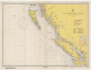 Cape Flattery to Dixon Entrance Map - 1948
