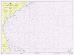 Cape Hatteras to Straits of Florida Map 1978