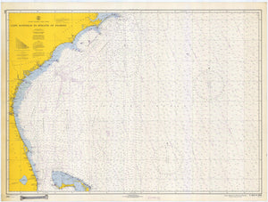 Cape Hatteras to Straits of Florida Map 1966