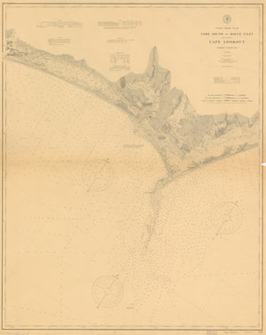 Cape Lookout - Core Sound to Bogue Inlet Map 1905