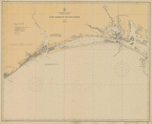 Cape Lookout to New River Map - 1920