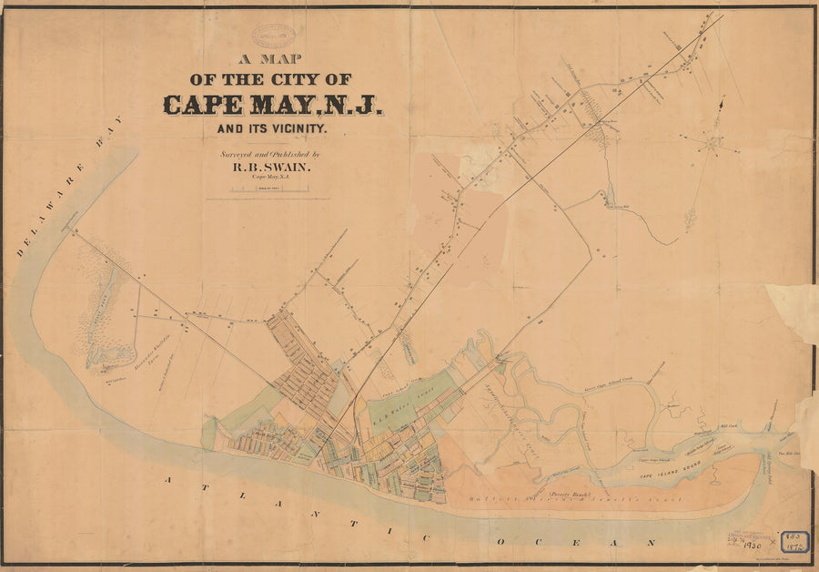 Cape May Map 1872