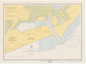 Cape May Harbor Map 1941