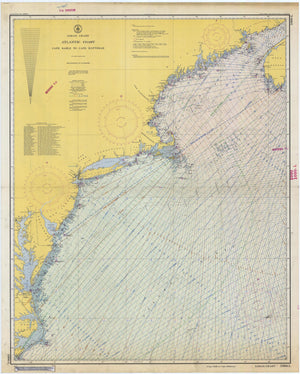Cape Sable to Cape Hatteras Map 1948