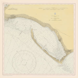 Cape San Blas Map - 1934