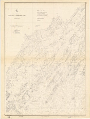 Casco Bay Map - 1943