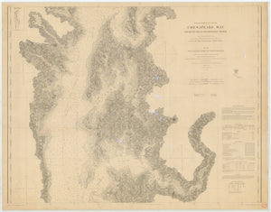 Chesapeake Bay Map - 1862