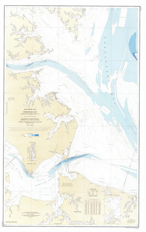 Chesapeake Bay Map - Hampton Roads PLATE 14