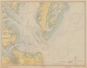 Chesapeake Bay Entrance Map 1943