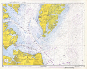 Chesapeake Bay Map (entrance) - 1969