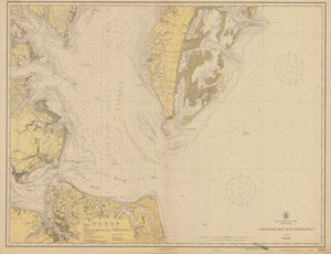 Chesapeake Bay Entrance Map 1920