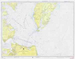 Chesapeake Bay Entrance Map 1975