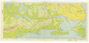 Chicago to Newfoundland Aeronautical Map - 1947