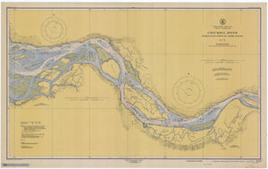 Columbia River Map - Barrington Point to Crims Island - 1948