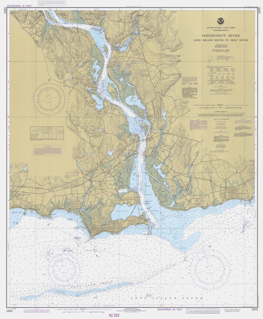 Connecticut River Map 1984