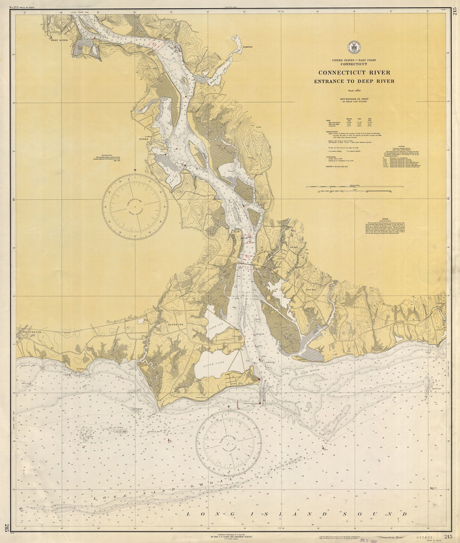 Connecticut River Map 1937