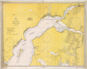 Cook Inlet - Alaska Map - 1941