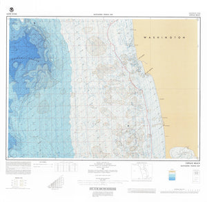 Copalis Beach Bathymetric Fishing Map - F55