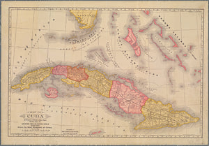 Cuba Map - 1897