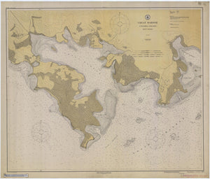 Culebra Island - Great Harbor Map 1929