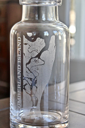 Cumberland Island Engraved Glass Carafe