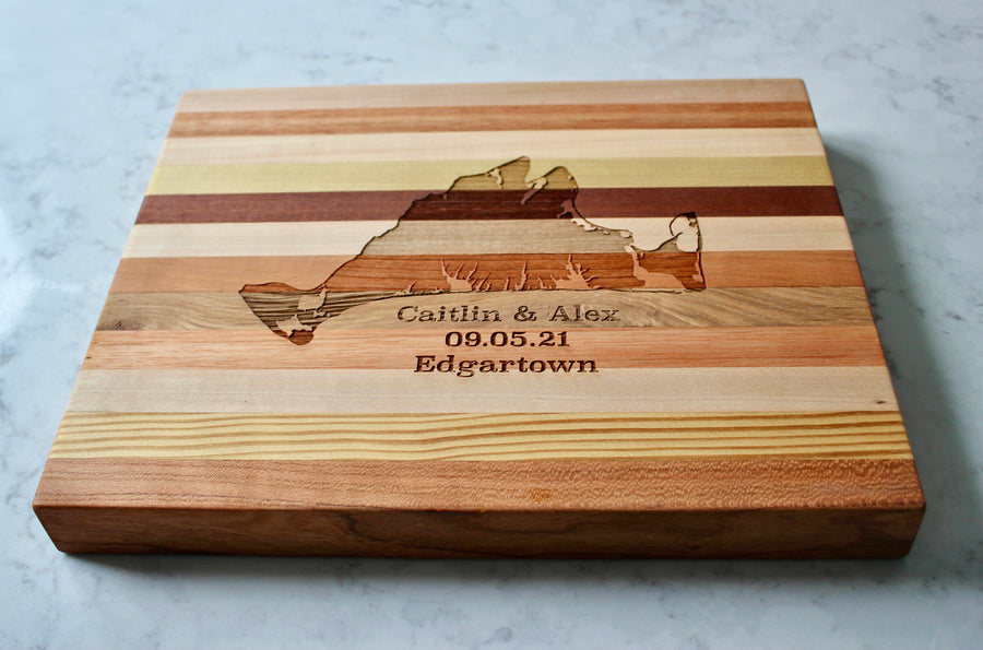 Custom Engraved Wooden Serving Board & Bar Board