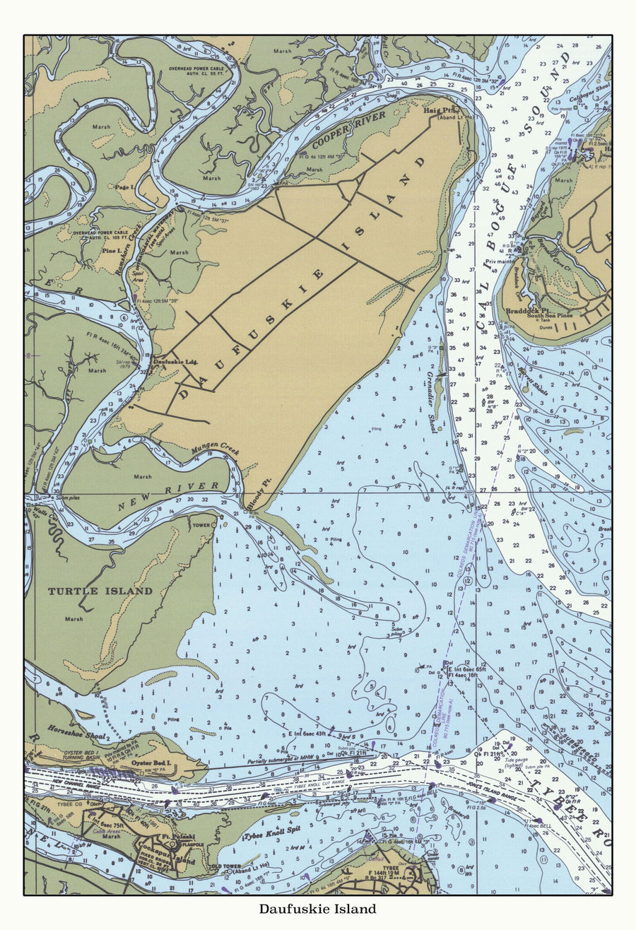 Daufuskie Island Map