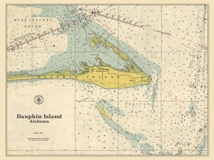 Dauphin Island Map