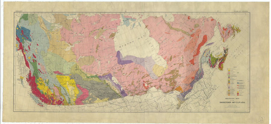 Dominion of Canada Geological Map