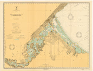 Duluth - Superior Harbor Map - 1919