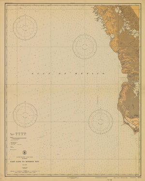 East Cape to Mormon Bay Map - 1932