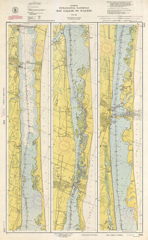 Eau Gallie to Walton Map -1952