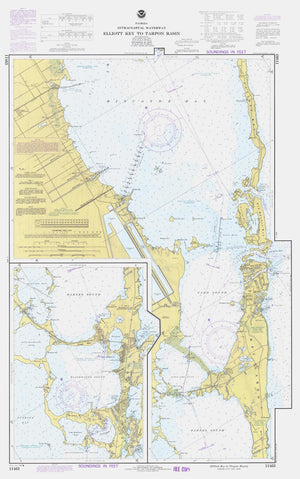 Elliott Key to Tarpon Basin Map - 1984