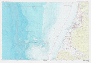 Eureka California Topographic - Bathymetric Map - 1987