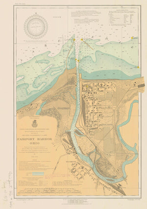Fairport Harbor Map - 1917