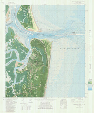 Fernandina Beach Map - 1981
