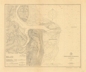 Fernandina Harbor Entrance Map - 1900
