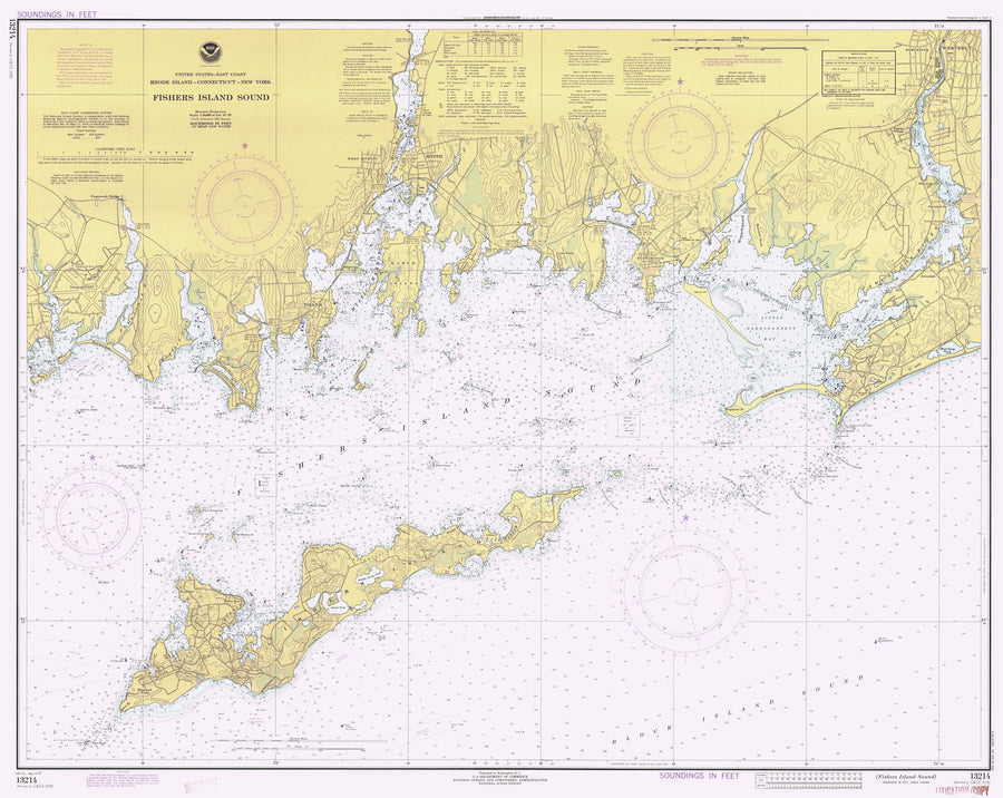 Fishers Island Map 1977