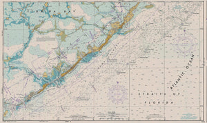 Florida Bay Map - 1980