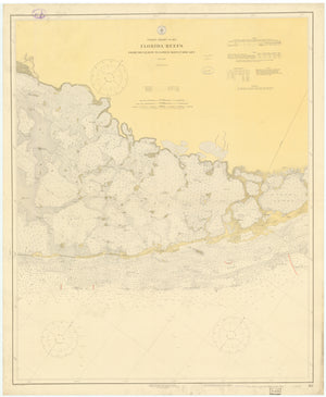 Florida Reefs Map  - Elbow to Lower Matecumbe Key - 1919