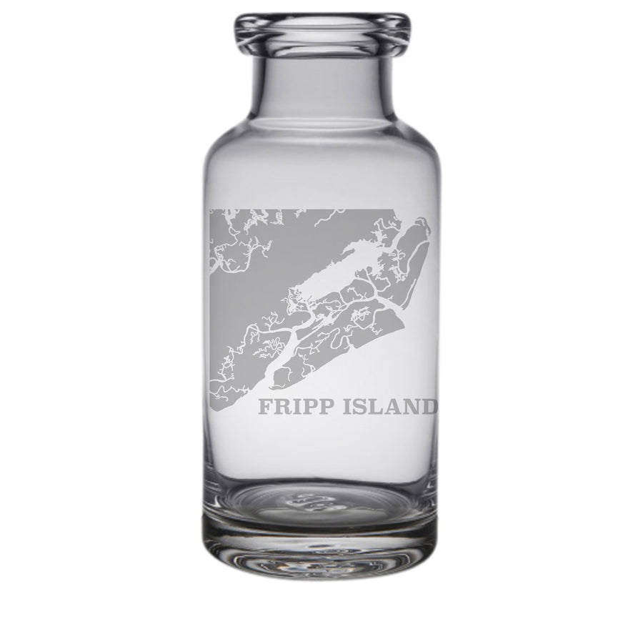 Fripp Island Engraved Glass Carafe