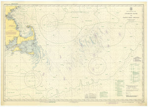 George's Bank & Nantucket Shoals Map - 1943