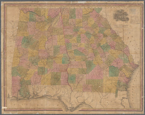 Alabama & Georgia Map