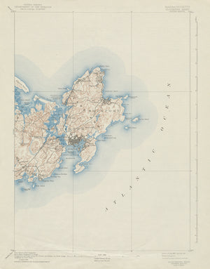 Gloucester and Rockport Map - 1886