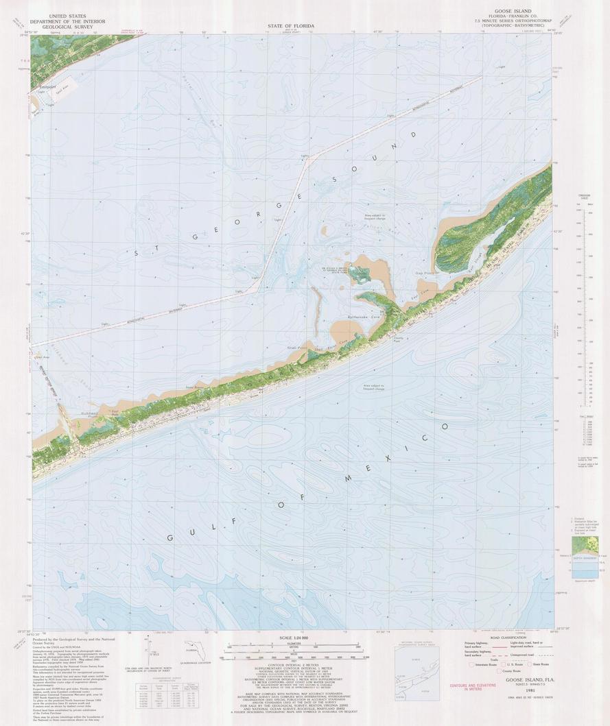 Goose Island Map - 1981