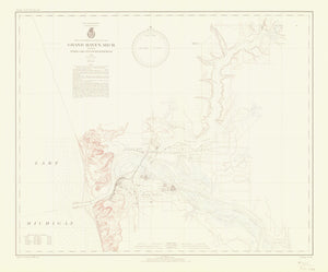 Grand Haven - Lake Michigan Map - 1939