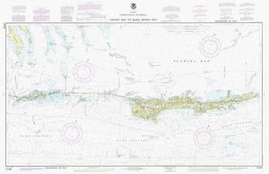 Grassy Key to Bahia Honda Key Map - 1990