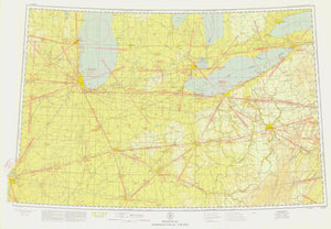 Great Lakes Aeronautical Map - 1935