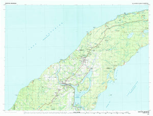 Hancock Michigan Topographic Map - 1985