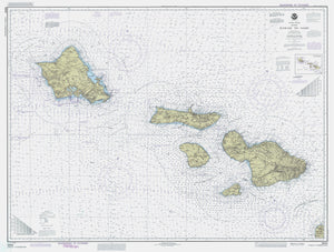 Hawaii to Oahu Map - 1990
